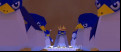 Image Super Mario Bros. Le Film : l'affrontement Bowser contre le Roi Pingouin recréé dans Super Mario 64
